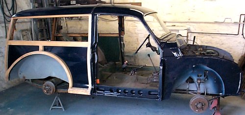 Fenchurch's body shell after spraying