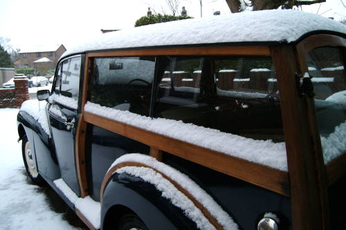 Fenchurch covered in snow