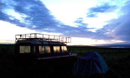 Sunset on Orkney