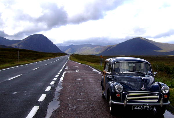 Stunning scenery somewhere around Glen Coe